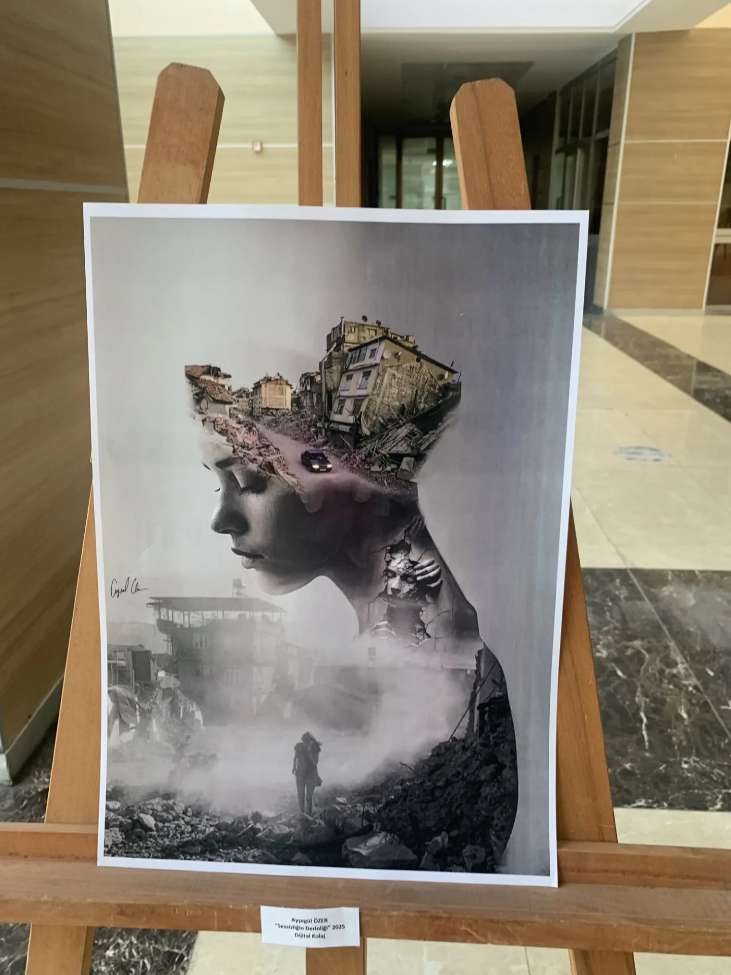 Award winning work by Architecture Student Ayşegül Özer at Mustafa Kemal University in Antakya. 