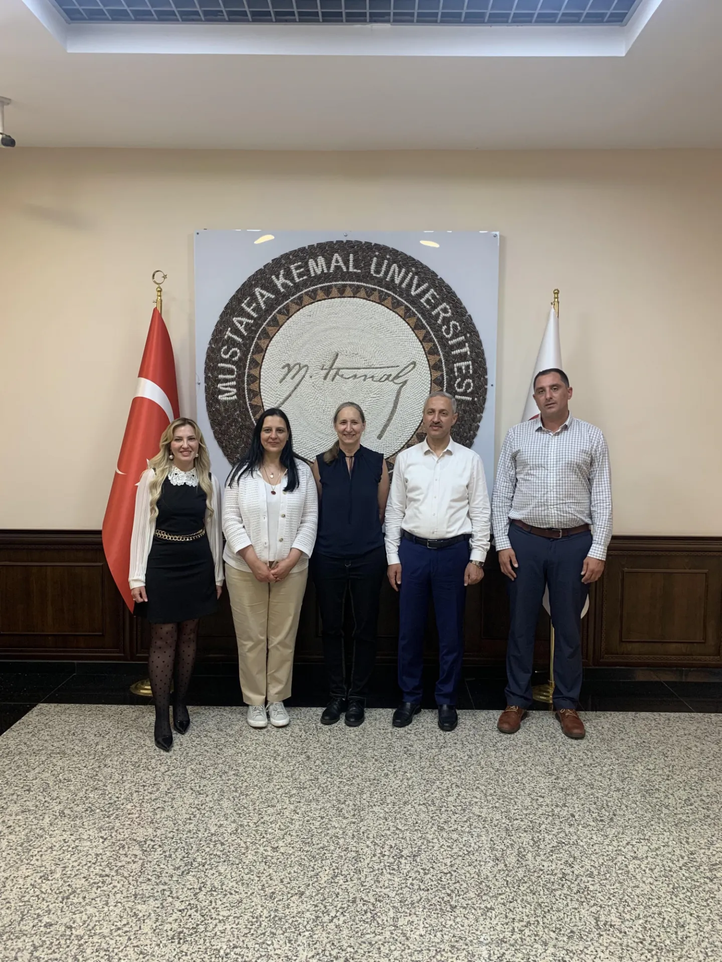 Meeting with the Rector of Mustafa Kemal University Prof. Dr. Veysel Eren