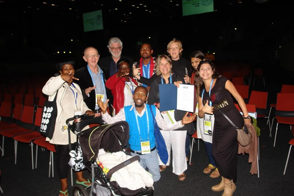 Anna Rubbo and team in Durban