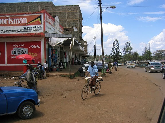 Cyclist in Ruiru