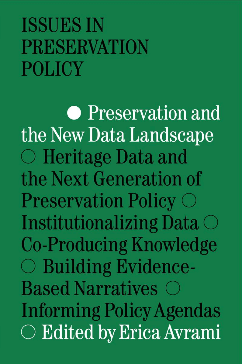 Preservation and the New Data Landscape book cover